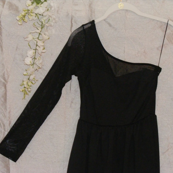 Zara Trafaluc One Sleeve Dress Size M EUC - Picture 3 of 5